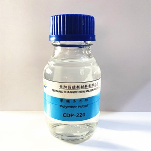 CASE polyol 220 polyurethane elastomer, adhesives, sealants, पनरोक कोटिंग र फुटपाथ सामग्रीहरूको लागि